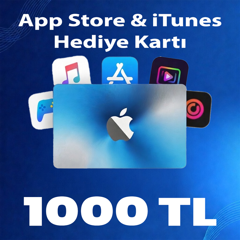 1000 TL App Store & iTunes Hediye Kartı