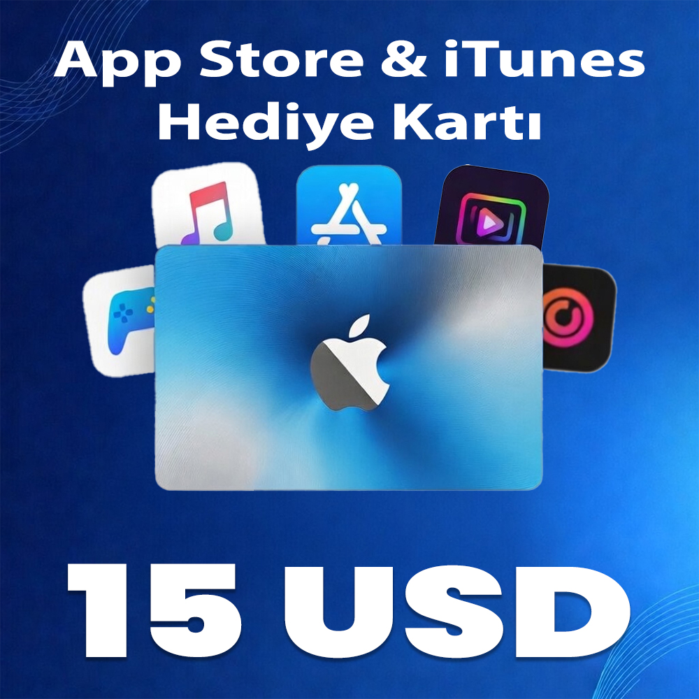 15 USD App Store & iTunes Hediye Kartı