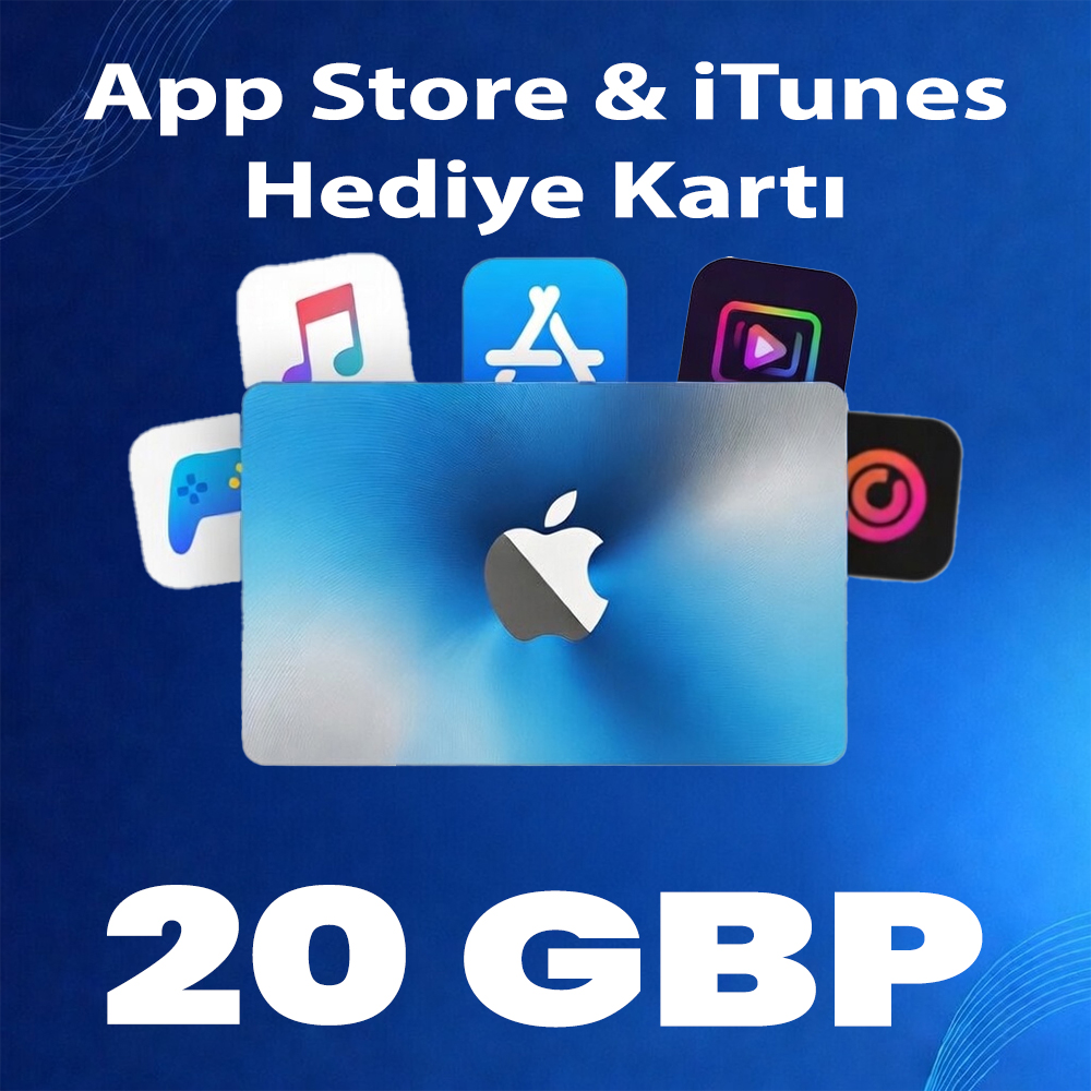 20 GBP App Store & iTunes Hediye Kartı