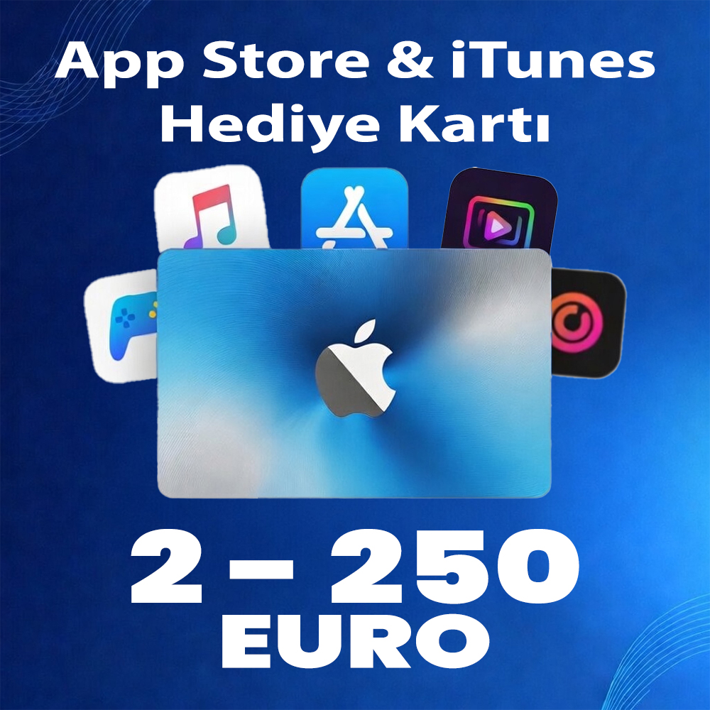 App Store & iTunes Hediye Kartı Portekiz (2 - 250 EUR)